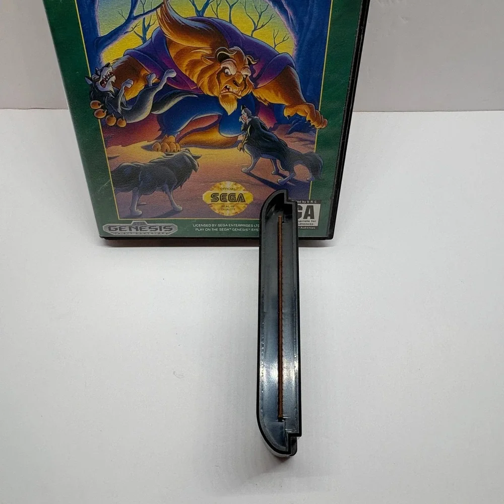 Video Game Sega Genesis Beauty and the Beast Roar of the Beast Sunsoft